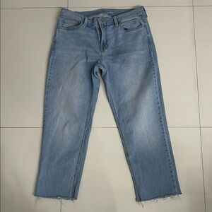 Old Navy Mid Rise WOW Boyfriend Light Blue Women's Jeans- Size 8